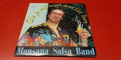 Mansana Salsa Band – Als Je Mij Maar Eens Liet Doen – Hoes