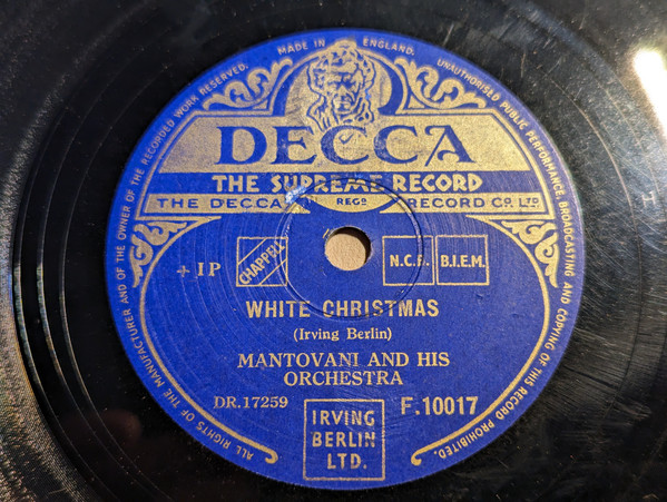 Mantovani And His Orchestra – White Christmas (1955) – Hoes