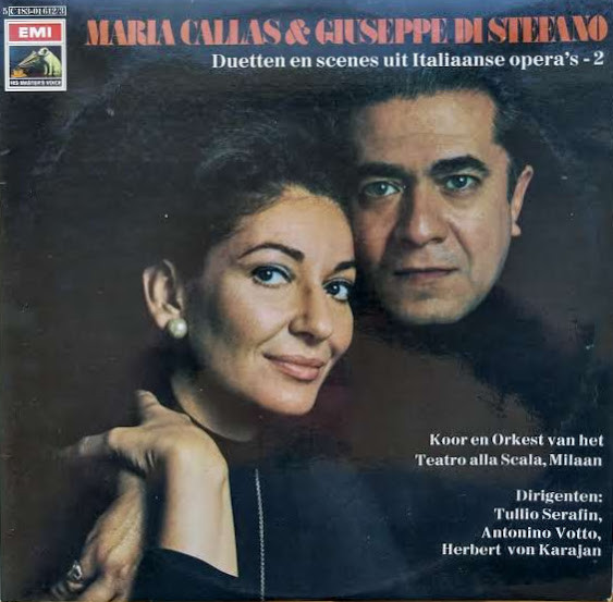 Maria Callas – Duetten En Scenes Uit Italiaanse Opera's - 2 (1974) – Hoes