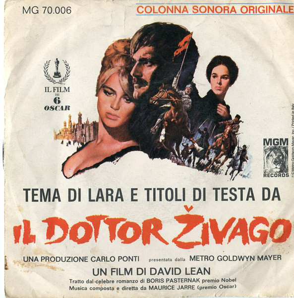 Maurice Jarre – Tema Di Lara E Titoli Di Testa Da "Il Dottor Živago" (Colonna Sonora Originale) (1967) – Hoes