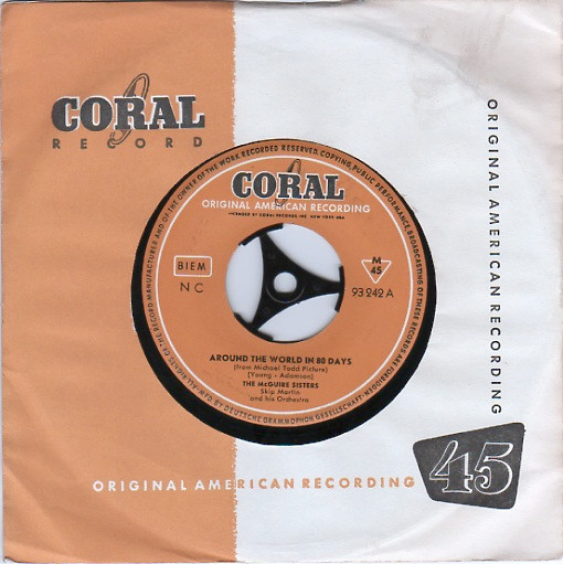 McGuire Sisters – Around The World In 80 Days (1957) – Hoes