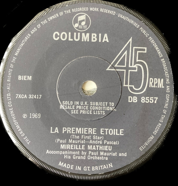 Mireille Mathieu – La Première Étoile (1969) – Hoes