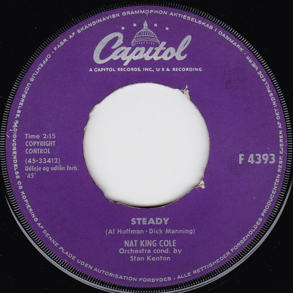 Nat King Cole – My Love / Steady (1960) – Hoes