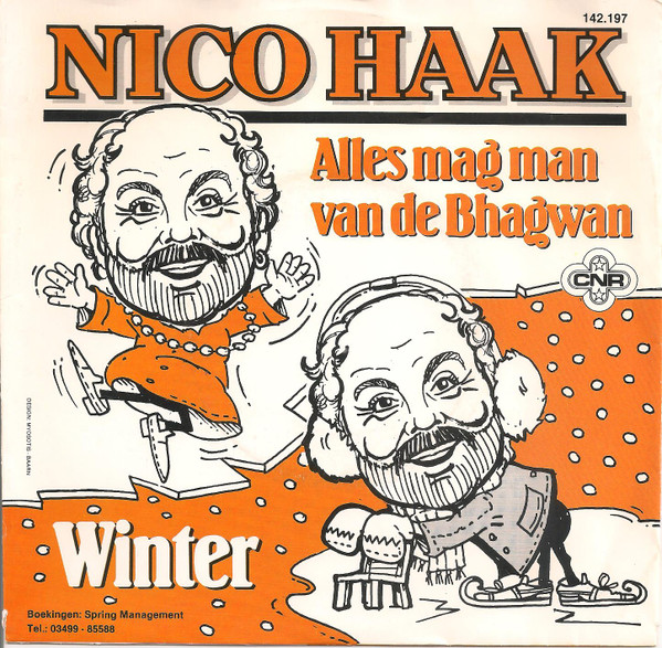 Nico Haak – Alles Mag Man Van De Bhagwan (1985) – Hoes