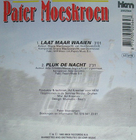 Pater Moeskroen – Laat Maar Waaien (1995) – Hoes