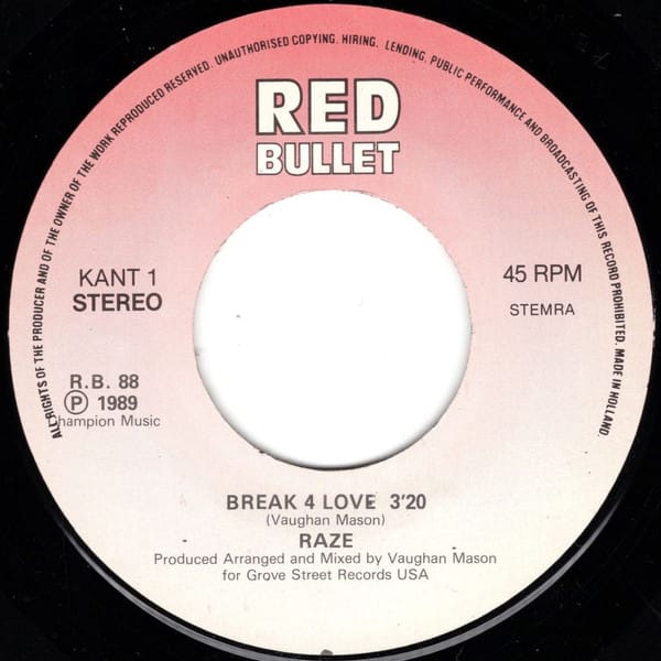 Raze – Break 4 Love (1989) – Foto 2