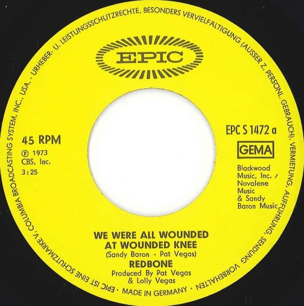 Redbone – We Were All Wounded At Wounded Knee (1973) – Foto 2