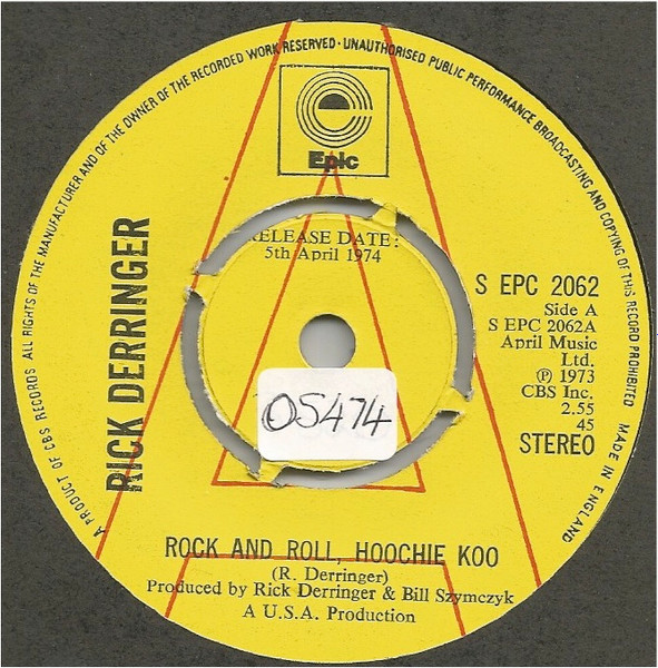 Rick Derringer – Rock And Roll, Hoochie Koo (1974) – Hoes