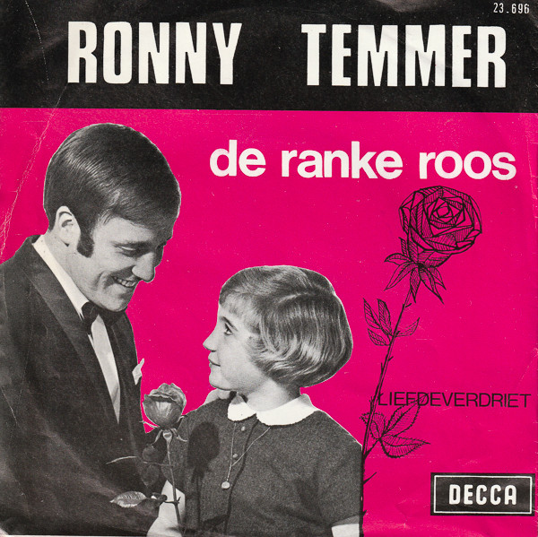 Ronny Temmer – De Ranke Roos (1967) – Hoes