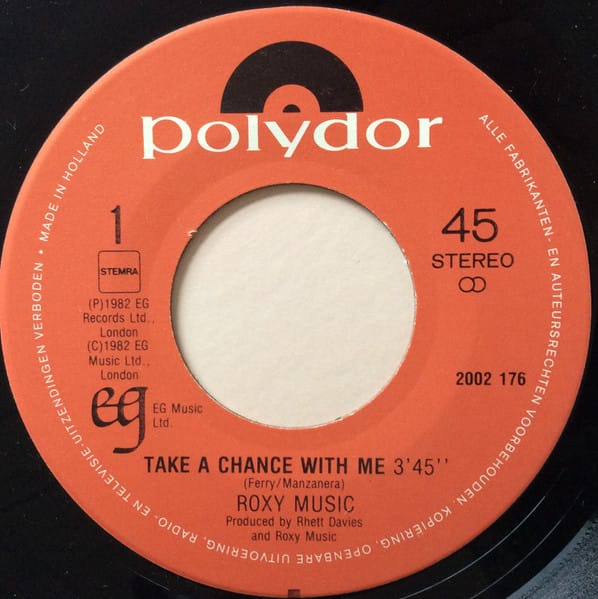 Roxy Music – Take A Chance With Me (1982) – Foto 2