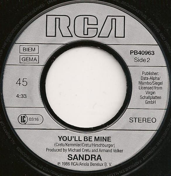 Sandra – Hi! Hi! Hi! (1986) – Foto 1
