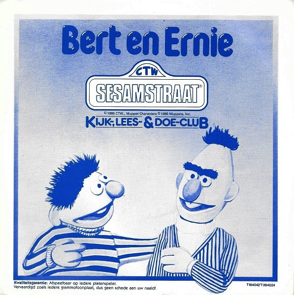 Sesamstraat – Bert En Ernie (1986) – Hoes