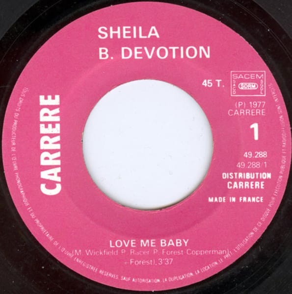 Sheila & B. Devotion – Love Me Baby (1977) – Foto 2