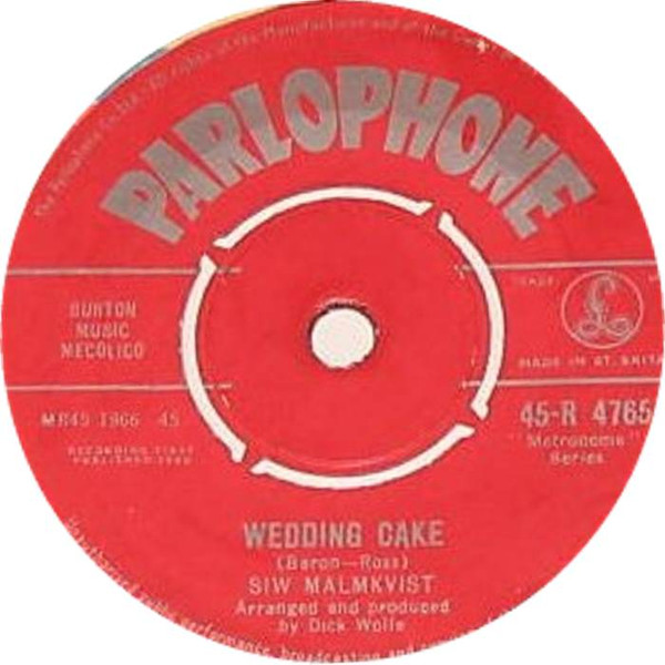 Siw Malmkvist – Wedding Cake (1961) – Hoes
