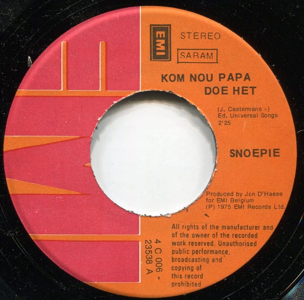 Snoepie – Kom Nou Papa Doe Het (1975) – Foto 2