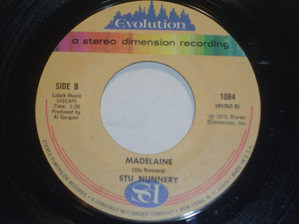 Stu Nunnery – Sally From Syracuse / Madelaine (1973) – Hoes