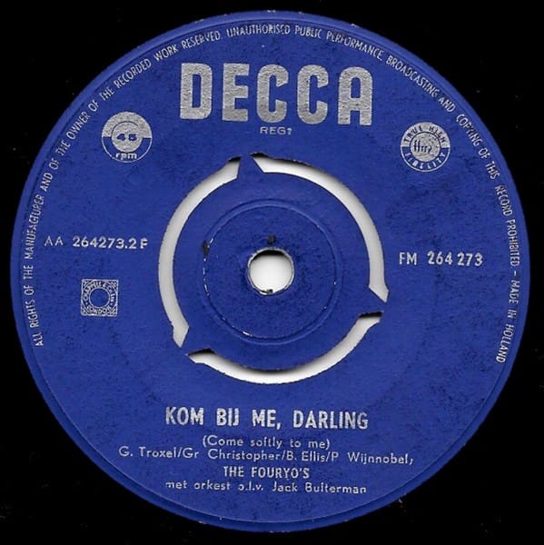 The Fouryo's – Zeg Niet Nee (1959) – Foto 1