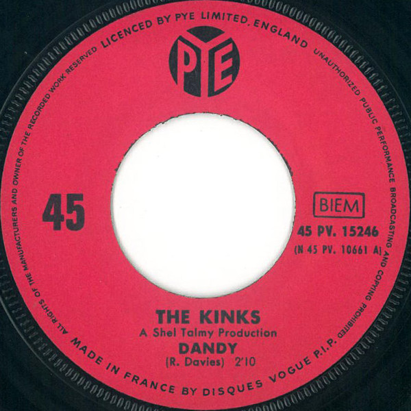 The Kinks – Dandy / Party Line (1966) – Hoes
