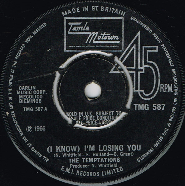 The Temptations – (I Know) I'm Losing You (1966) – Hoes