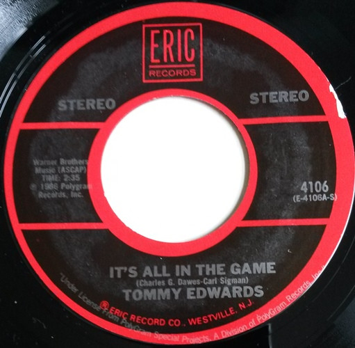 Tommy Edwards – It's All In The Game / Please Mr. Sun – Hoes