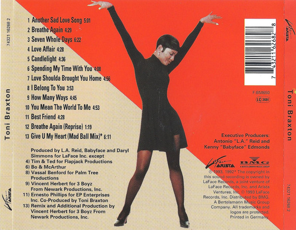 Toni Braxton – Toni Braxton (1993) – Hoes