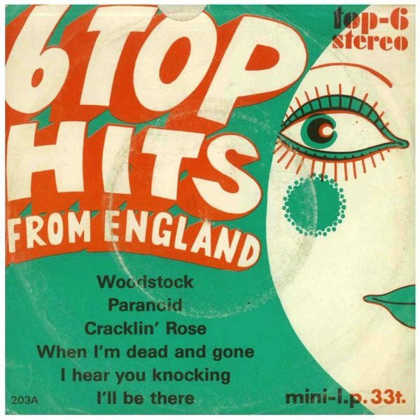 Various – 6 Top Hits From England (1970) – Hoes