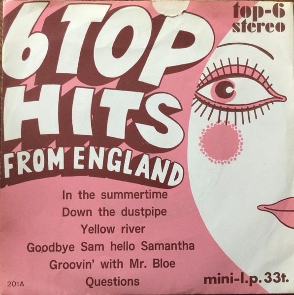 Various – 6 Top Hits From England (1970) – Hoes