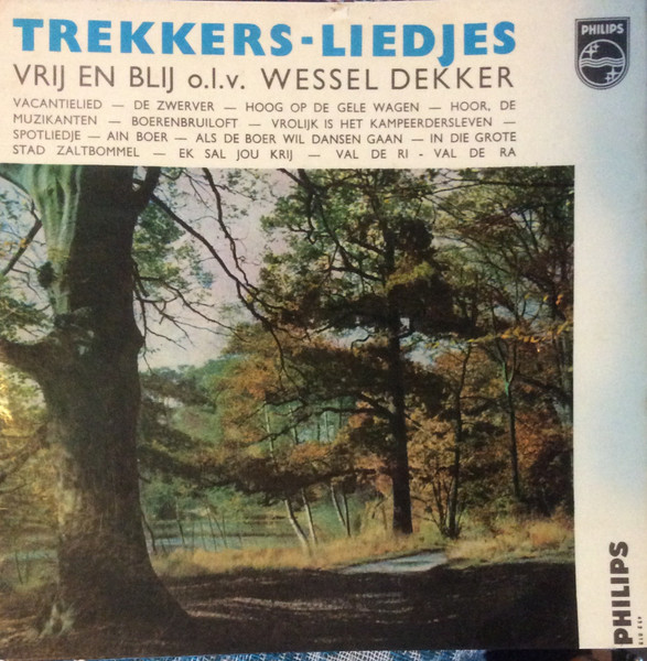 Wessel Dekker – Trekkers-Liedjes (1961) – Hoes