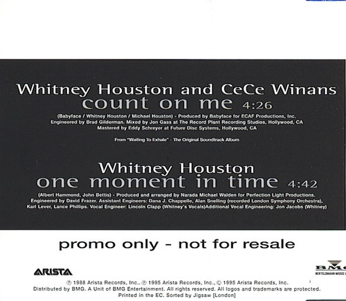 Whitney Houston – Count On Me (1995) – Hoes