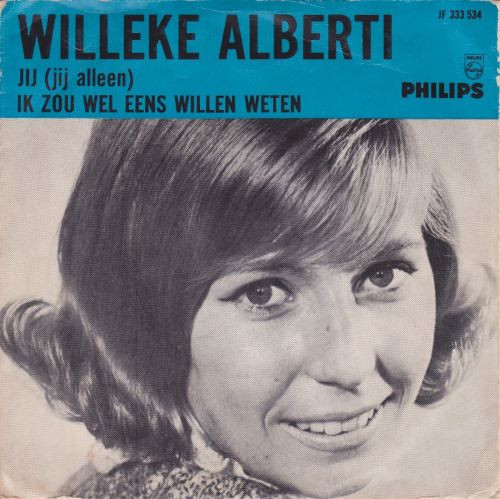 Willeke Alberti – Jij (Jij Alleen) / Ik Zou Wel Eens Willen Weten (1966) – Hoes