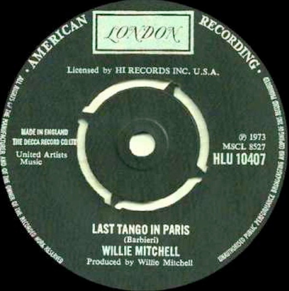 Willie Mitchell – Last Tango In Paris (1973) – Hoes