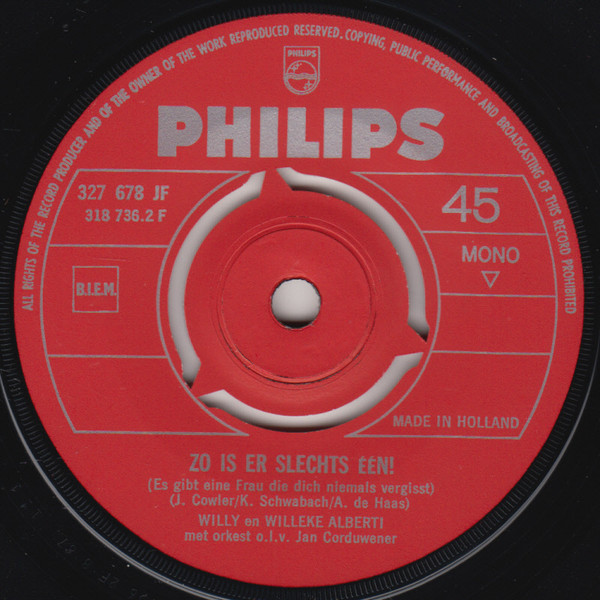 Willy & Willeke Alberti – Moeder, Hoe Kan Ik Je Danken? (1964) – Hoes