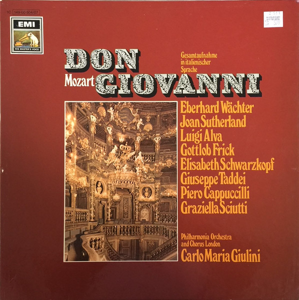 Wolfgang Amadeus Mozart – Don Giovanni – Hoes