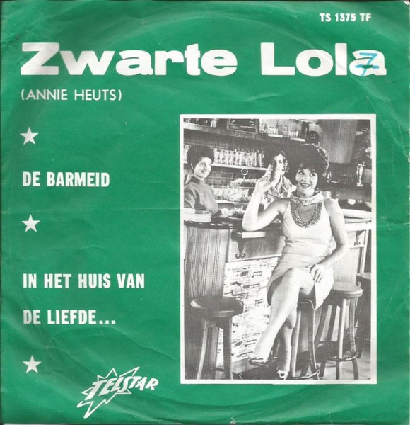 Zwarte Lola – De Barmeid (1968) – Hoes