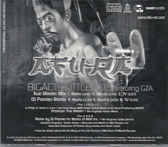 Afu-Ra – Bigacts Littleacts (2001) – Hoes