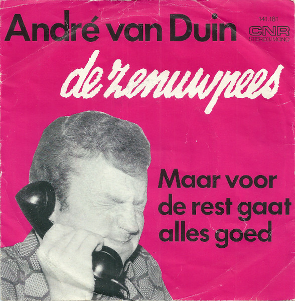 André van Duin – De Zenuwpees (1972) – Hoes