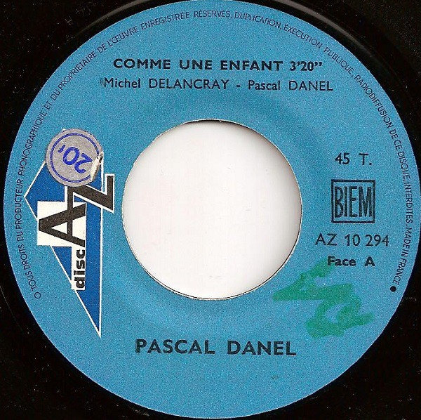Pascal Danel – Comme Une Enfant (1967) – Hoes