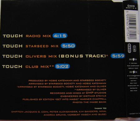 Ray Danté – Touch (1993) – Hoes