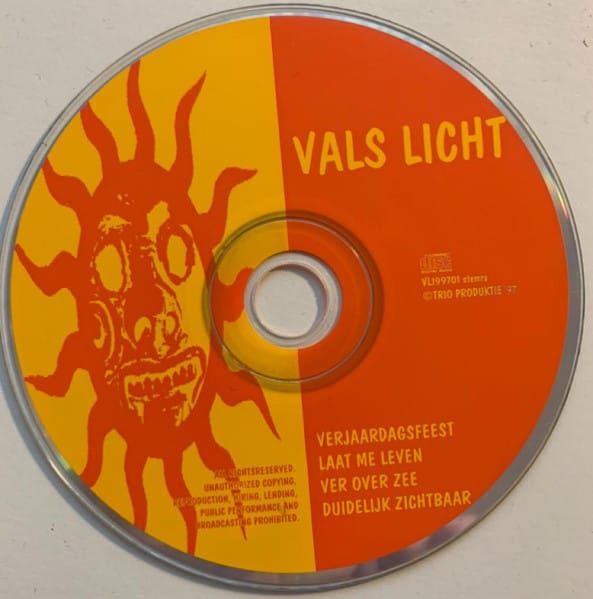 Vals Licht – Verjaardagsfeest (1997) – Hoes