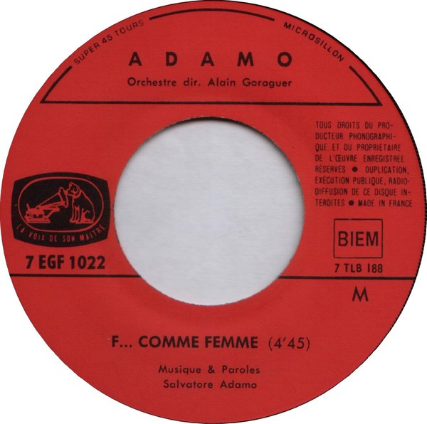 Adamo – Valse D'été (1968) – Hoes