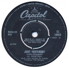 Al Martino – Just Yesterday / By The River Of The Roses (1966) – Hoes