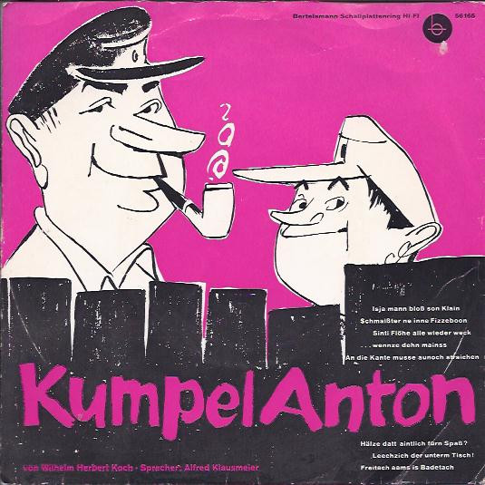Alfred Klausmeier – Kumpel Anton (1965) – Hoes