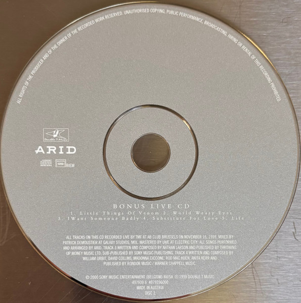 Arid – Little Things Of Venom (2000) – Foto 3