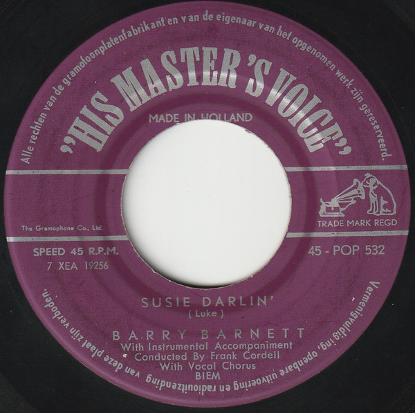 Barry Barnett (2) – Susie Darlin' (1959) – Hoes
