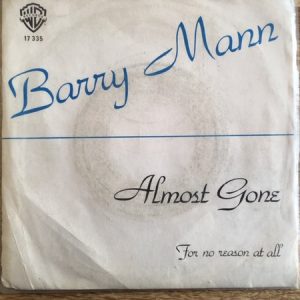 Barry Mann – Almost Gone (1979) – Hoes