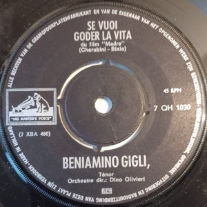 Beniamino Gigli – Mama / Se Vuoi Goder La Vita (1958) – Hoes