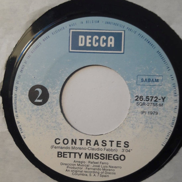 Betty Missiego – Su Canción (1979) – Hoes