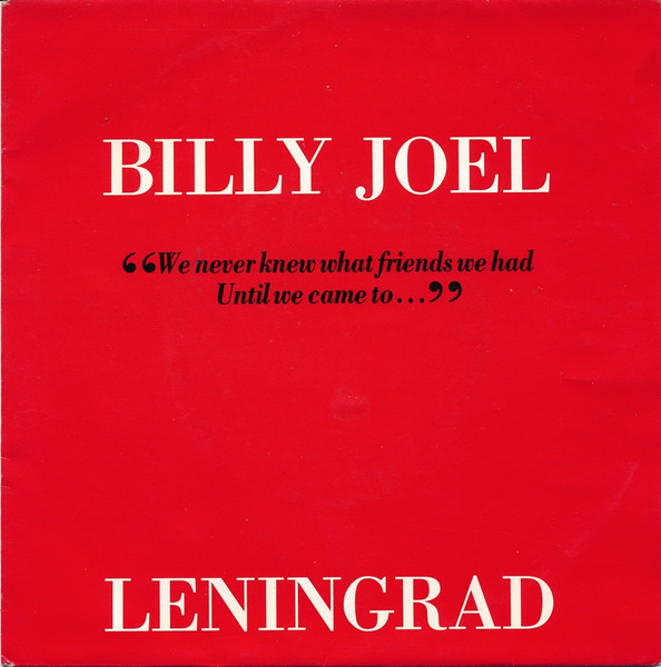 Billy Joel – Leningrad (1989) – Hoes