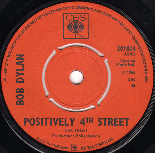 Bob Dylan – Positively 4th Street (1965) – Hoes