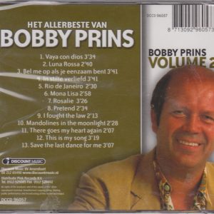 Bobby Prins – Het Allerbeste van Volume 2 – Hoes